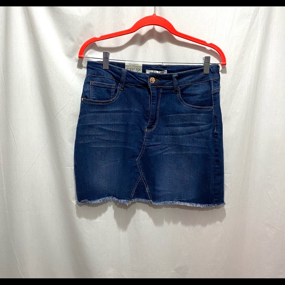 Denim Mini Skirt